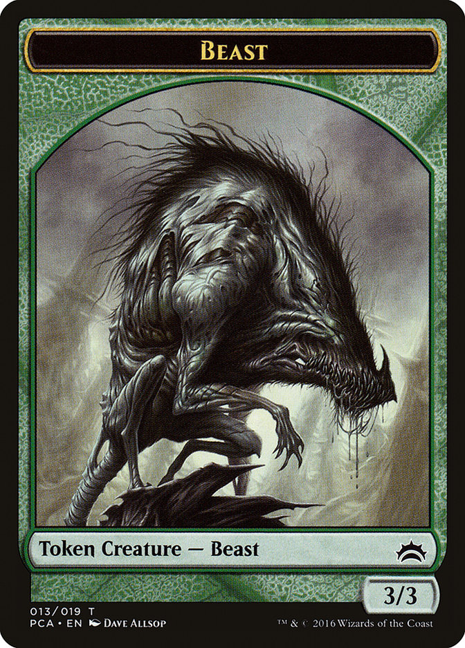 Beast [Planechase Anthology Tokens] | Card Citadel