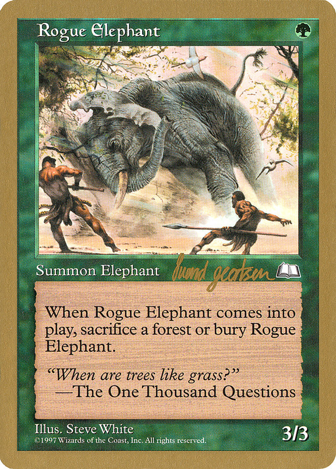 Rogue Elephant (Svend Geertsen) [World Championship Decks 1997] | Card Citadel