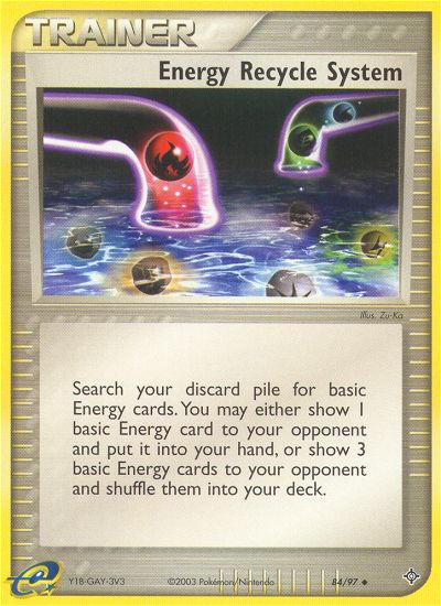 Energy Recycle System (84/97) [EX: Dragon] | Card Citadel