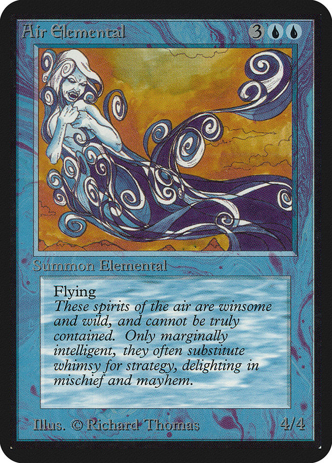 Air Elemental [Limited Edition Alpha] | Card Citadel