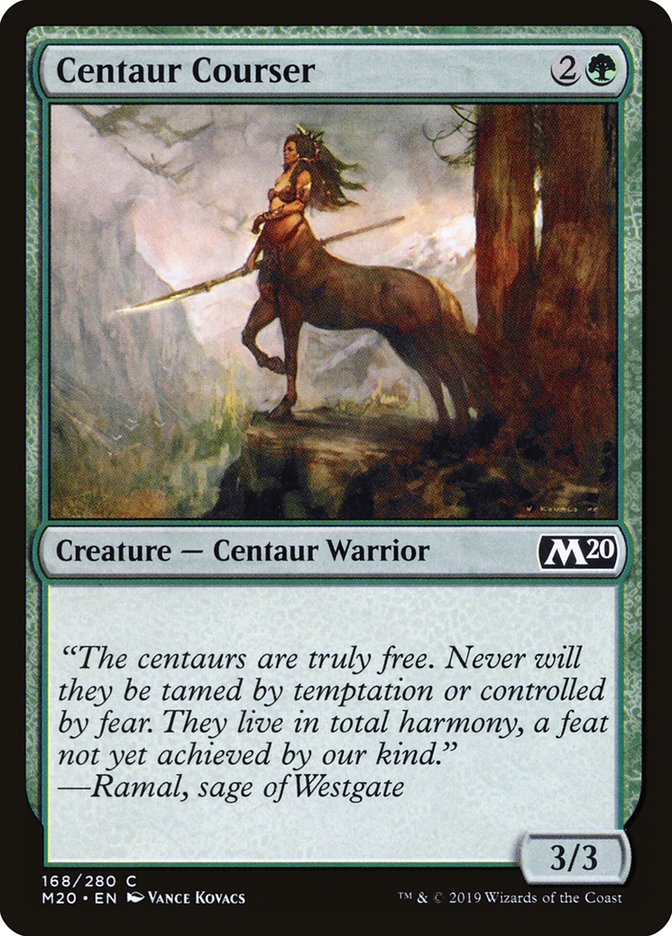 Centaur Courser [Core Set 2020] | Card Citadel