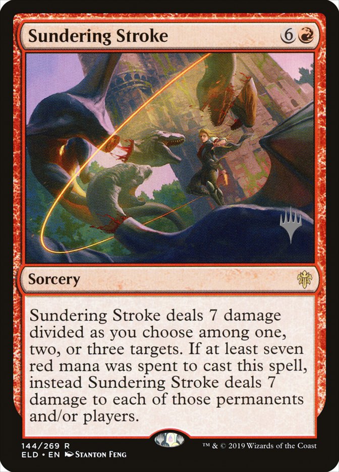 Sundering Stroke (Promo Pack) [Throne of Eldraine Promos] | Card Citadel