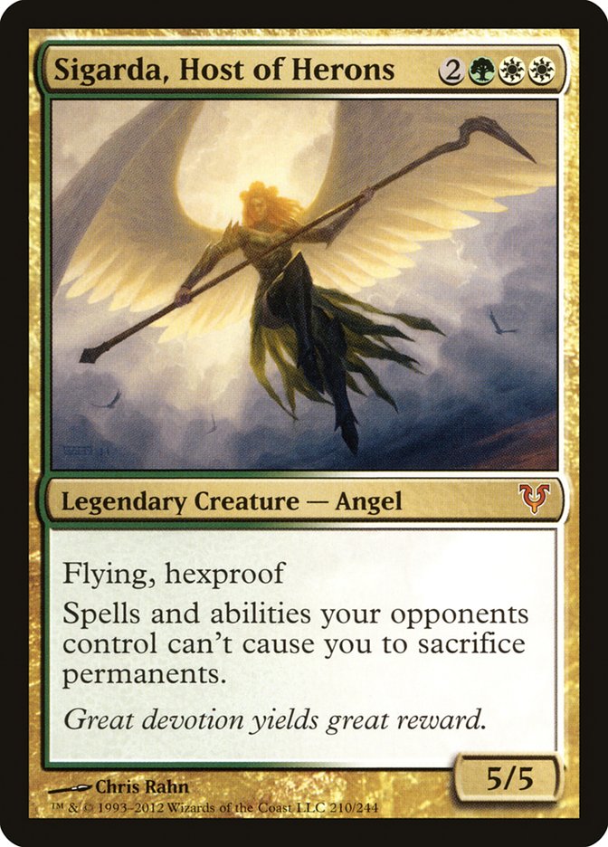 Sigarda, Host of Herons [Avacyn Restored] | Card Citadel