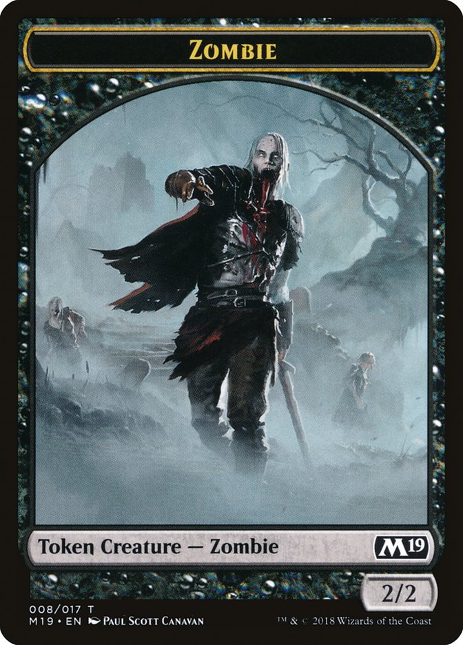 Zombie [Core Set 2019 Tokens] | Card Citadel