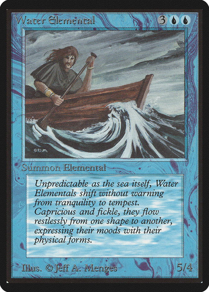 Water Elemental [Limited Edition Beta] | Card Citadel