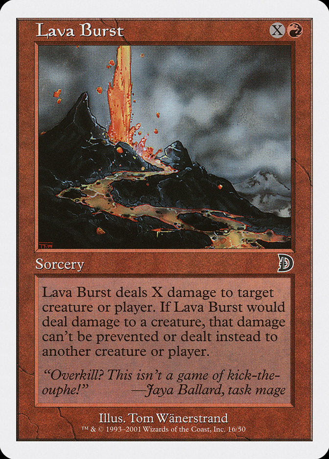 Lava Burst [Deckmasters] | Card Citadel