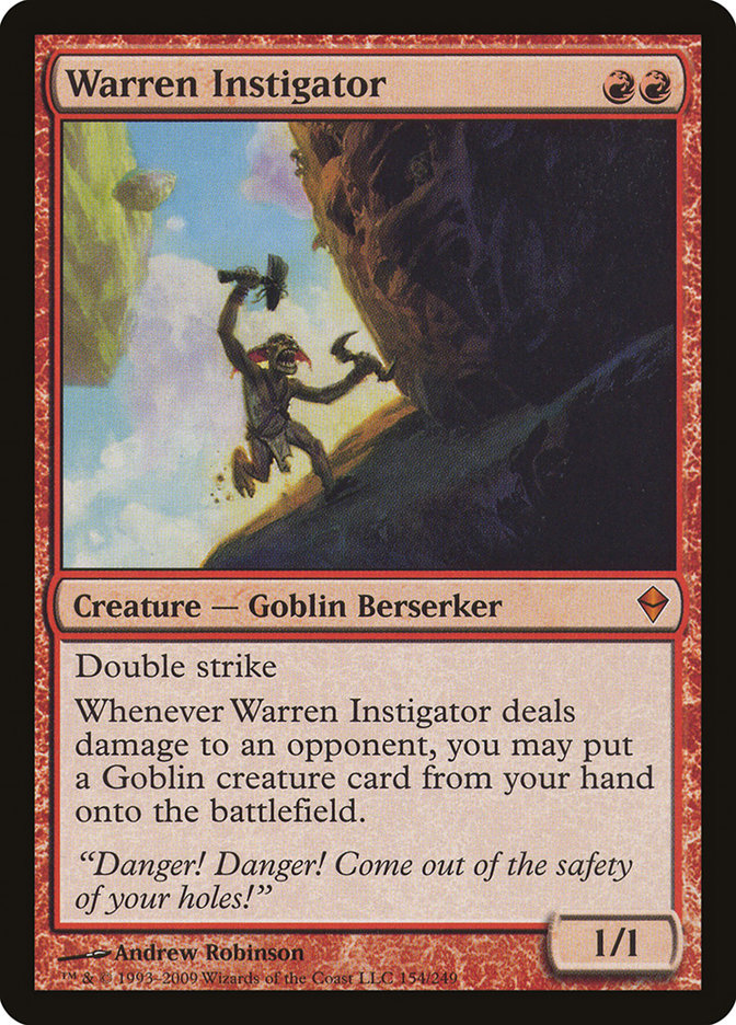 Warren Instigator [Zendikar] | Card Citadel