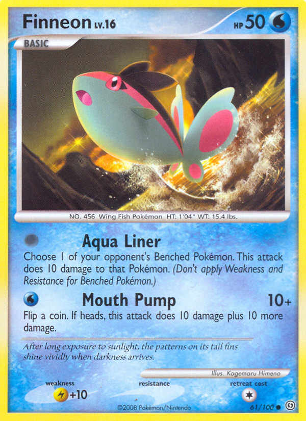 Finneon (61/100) [Diamond & Pearl: Stormfront] | Card Citadel