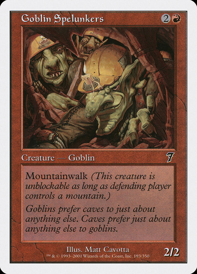 Goblin Spelunkers [Seventh Edition] | Card Citadel