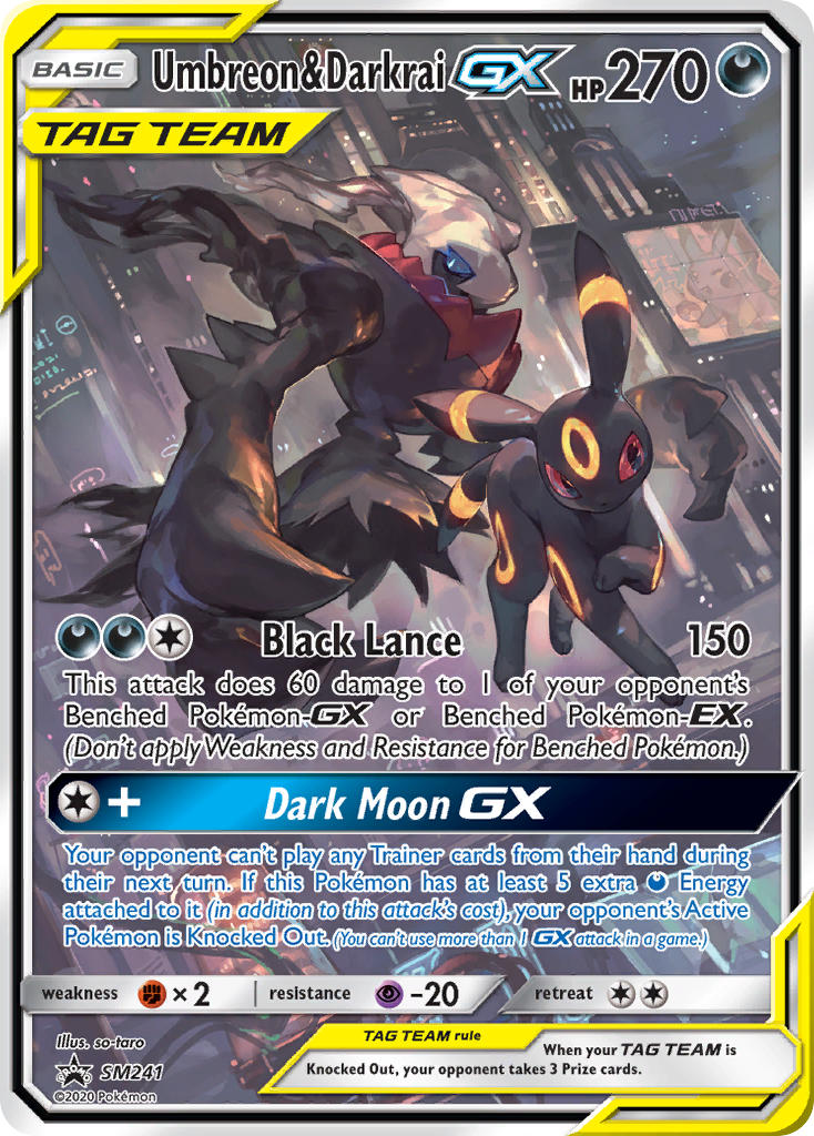 Umbreon & Darkrai GX (SM241) [Sun & Moon: Black Star Promos] | Card Citadel