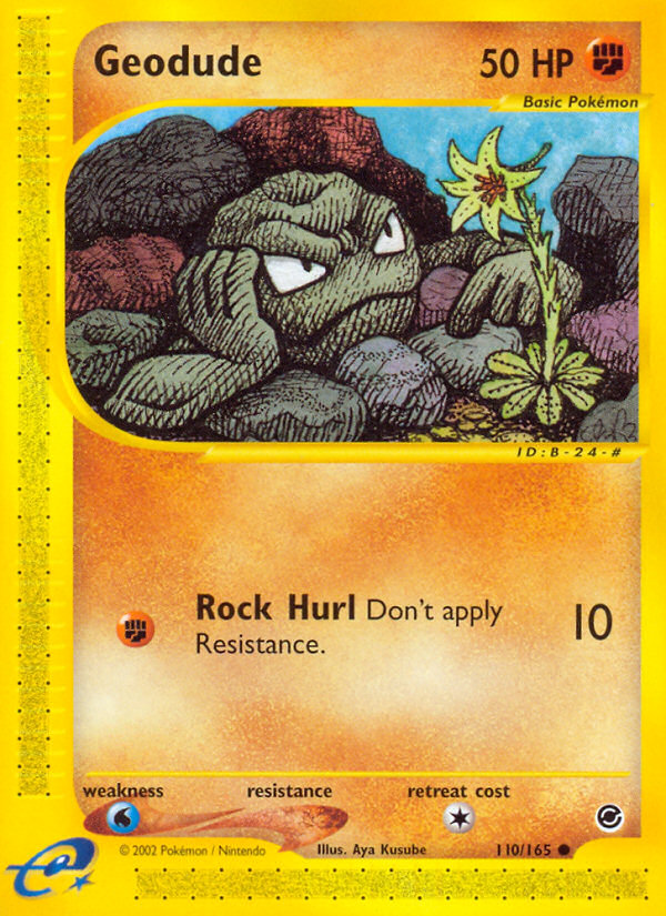 Geodude (110/165) [Expedition: Base Set] | Card Citadel