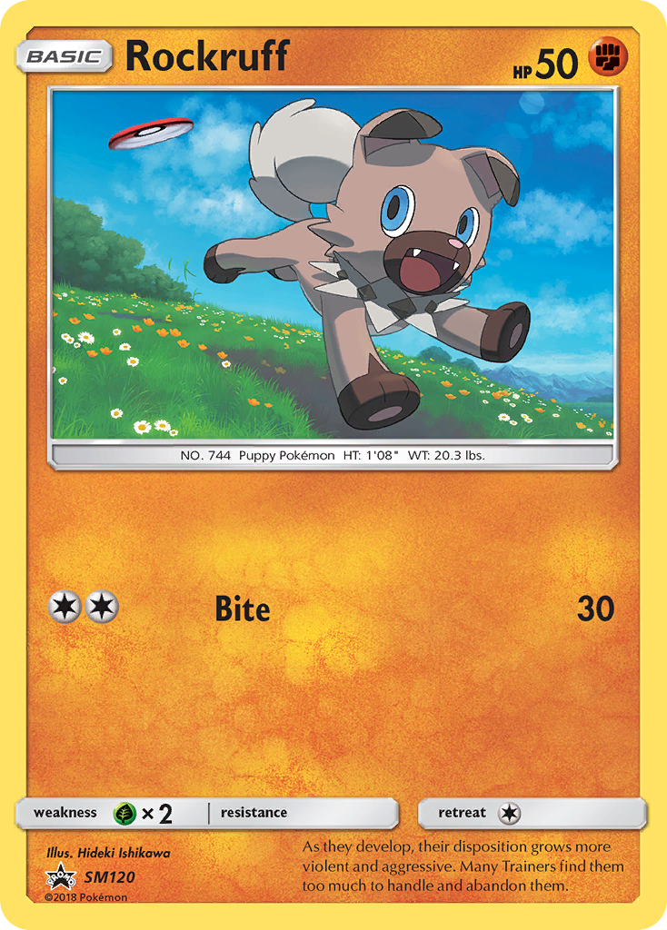 Rockruff (SM120) [Sun & Moon: Black Star Promos] | Card Citadel