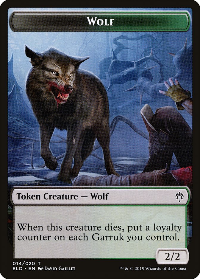 Wolf [Throne of Eldraine Tokens] | Card Citadel