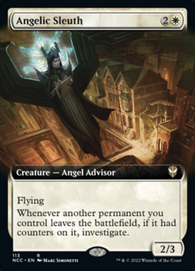 Angelic Sleuth (Extended Art) [Streets of New Capenna Commander] | Card Citadel