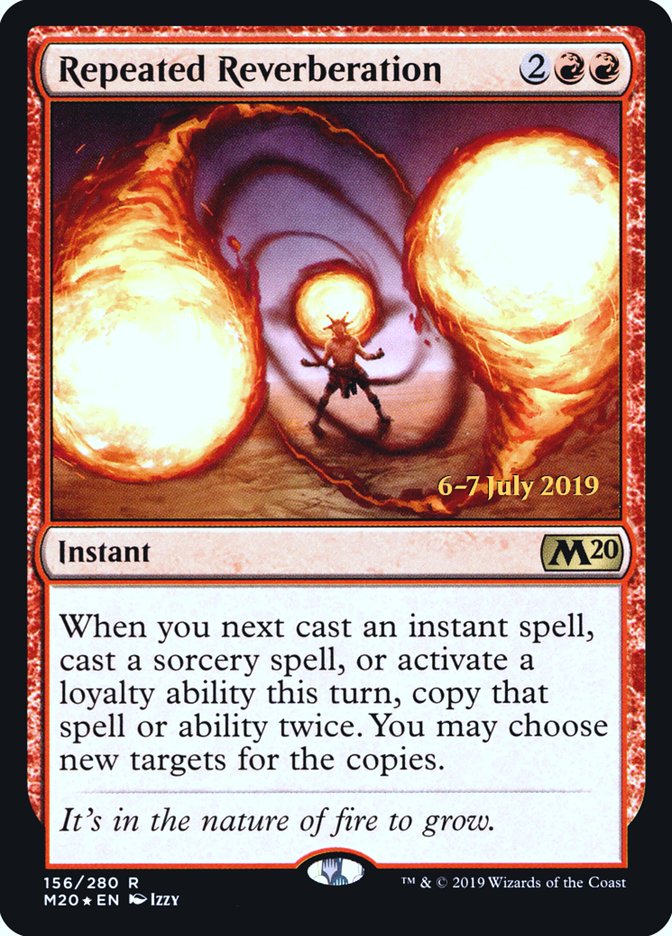 Repeated Reverberation  [Core Set 2020 Prerelease Promos] | Card Citadel