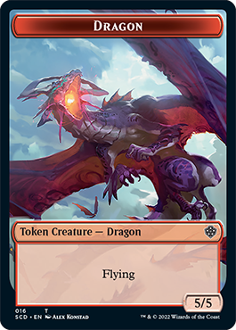 Dragon // Dragon Double-Sided Token [Starter Commander Decks] | Card Citadel