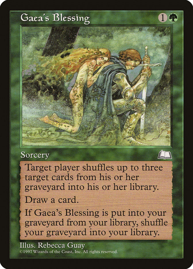 Gaea's Blessing [Weatherlight] | Card Citadel