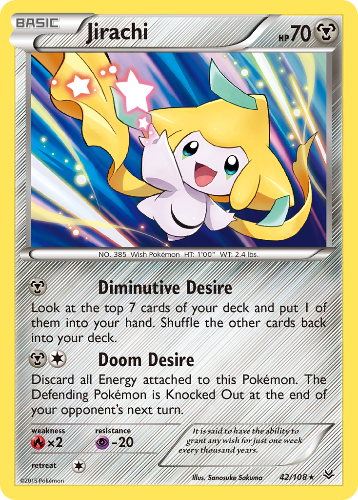 Jirachi (42/108) [XY: Roaring Skies] | Card Citadel