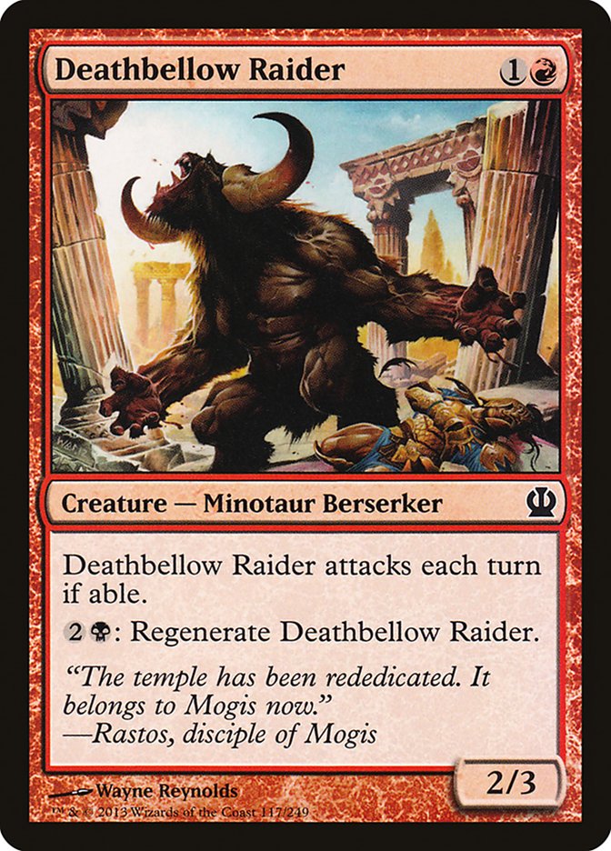Deathbellow Raider [Theros] | Card Citadel