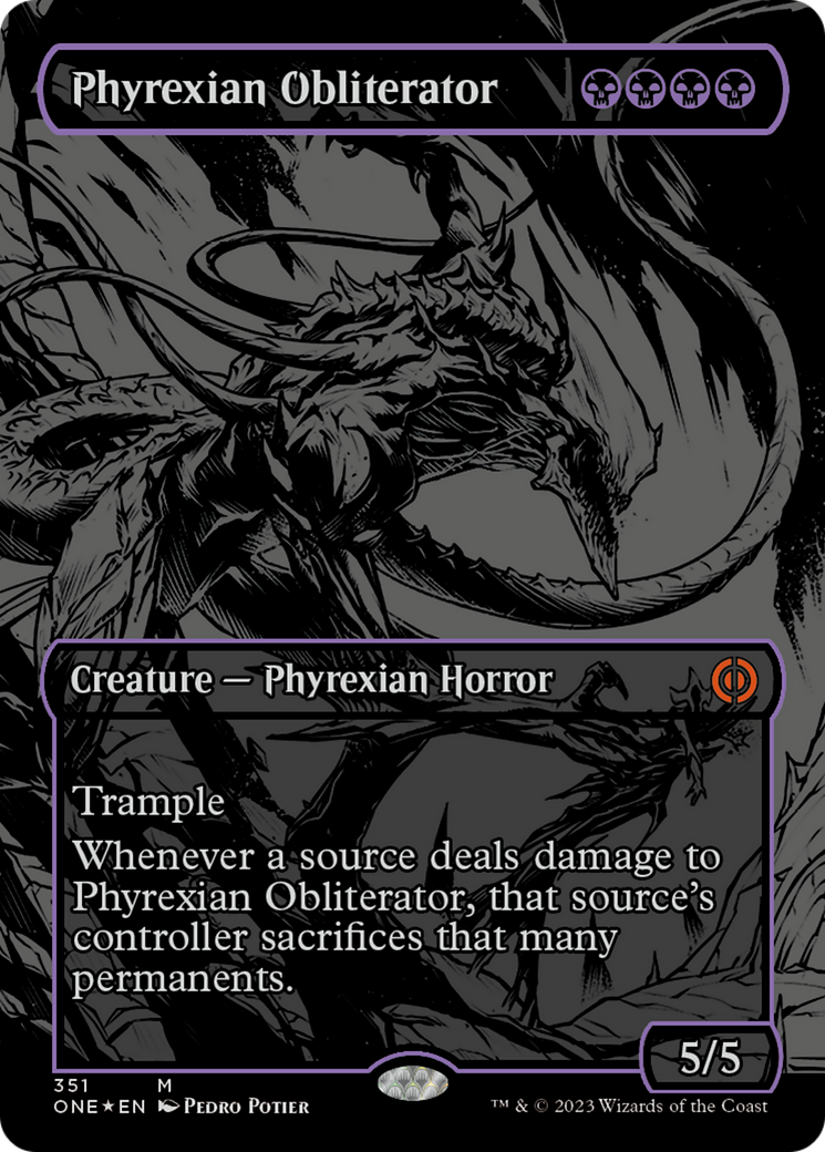 Phyrexian Obliterator (Oil Slick Raised Foil) [Phyrexia: All Will Be One] | Card Citadel