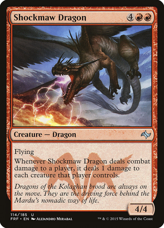 Shockmaw Dragon [Fate Reforged] | Card Citadel