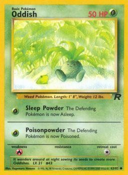 Oddish (63/82) [Team Rocket Unlimited] | Card Citadel