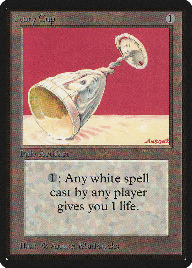 Ivory Cup [Limited Edition Beta] | Card Citadel