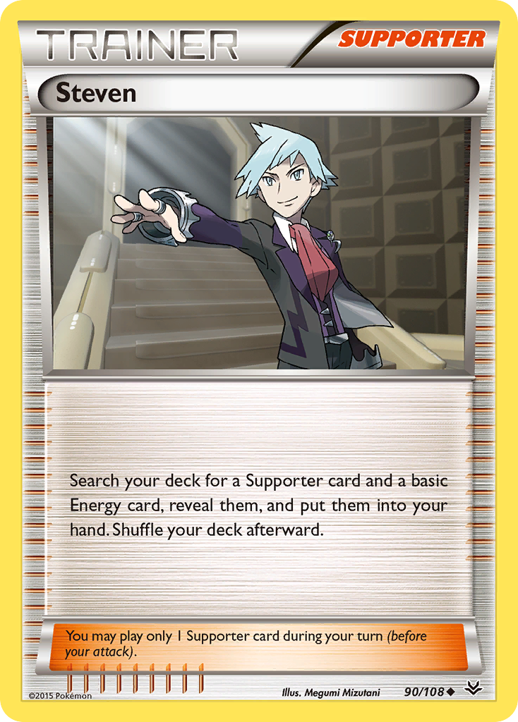 Steven (90/108) [XY: Roaring Skies] | Card Citadel