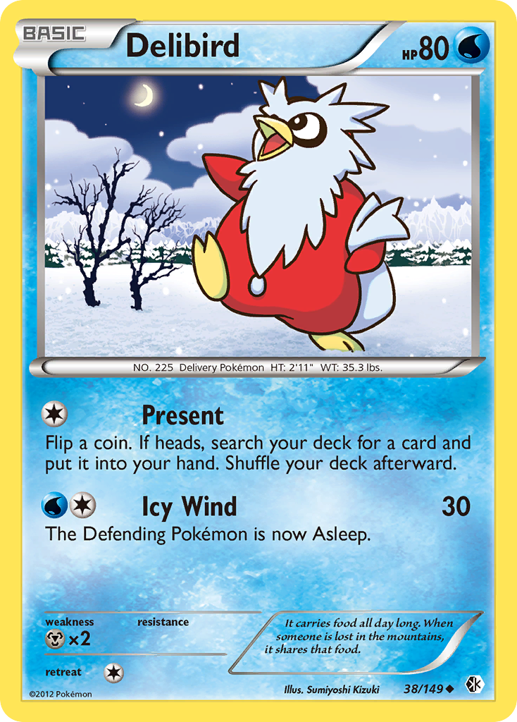 Delibird (38/149) [Black & White: Boundaries Crossed] | Card Citadel