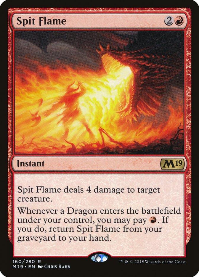 Spit Flame [Core Set 2019] | Card Citadel