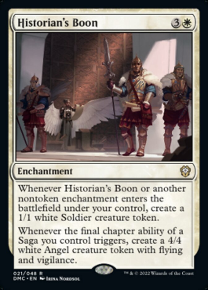Historian's Boon [Dominaria United Commander] | Card Citadel