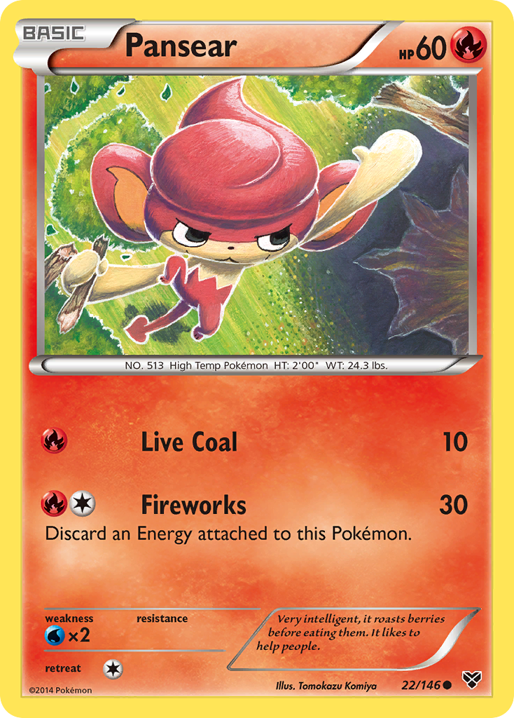 Pansear (22/146) [XY: Base Set] | Card Citadel