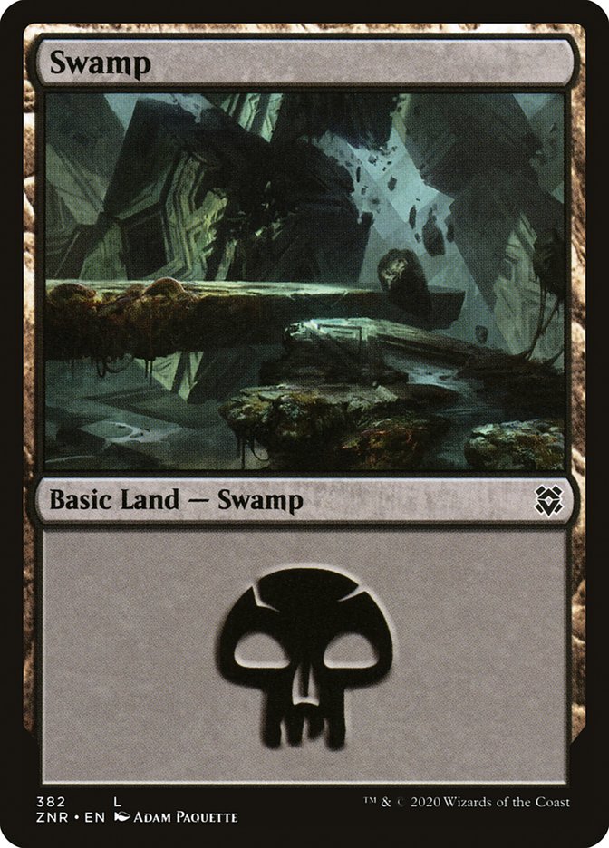 Swamp (382) [Zendikar Rising] | Card Citadel