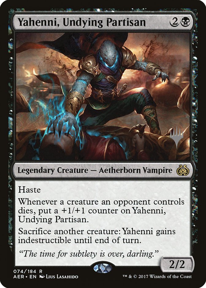 Yahenni, Undying Partisan (Promo Pack) [Aether Revolt Promos] | Card Citadel