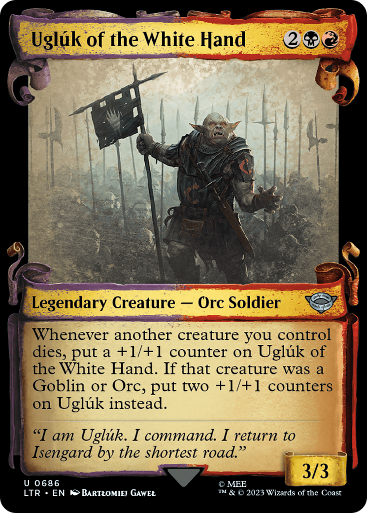 Ugluk of the White Hand [The Lord of the Rings: Tales of Middle-Earth Showcase Scrolls] | Card Citadel