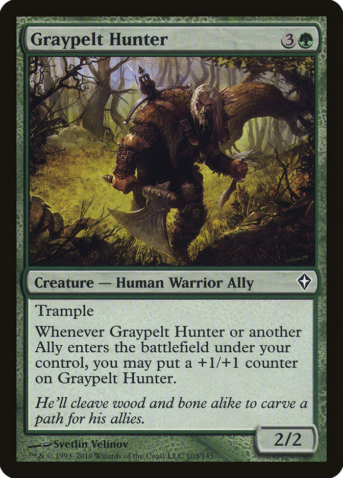 Graypelt Hunter [Worldwake] | Card Citadel
