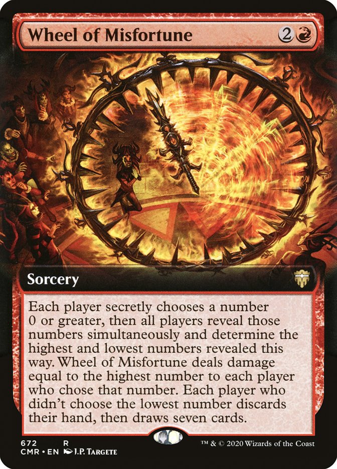 Wheel of Misfortune (Extended Art) [Commander Legends] | Card Citadel