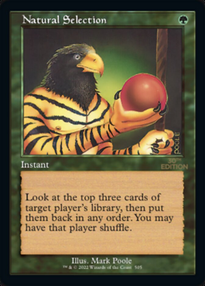 Natural Selection (Retro) [30th Anniversary Edition] | Card Citadel