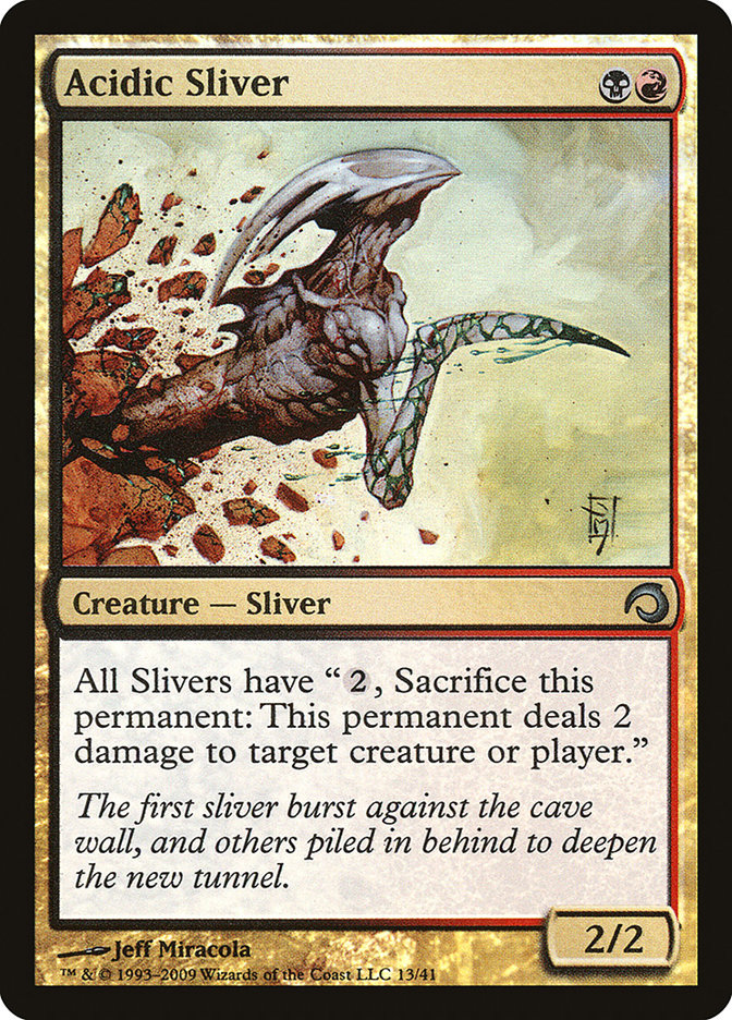 Acidic Sliver [Premium Deck Series: Slivers] | Card Citadel