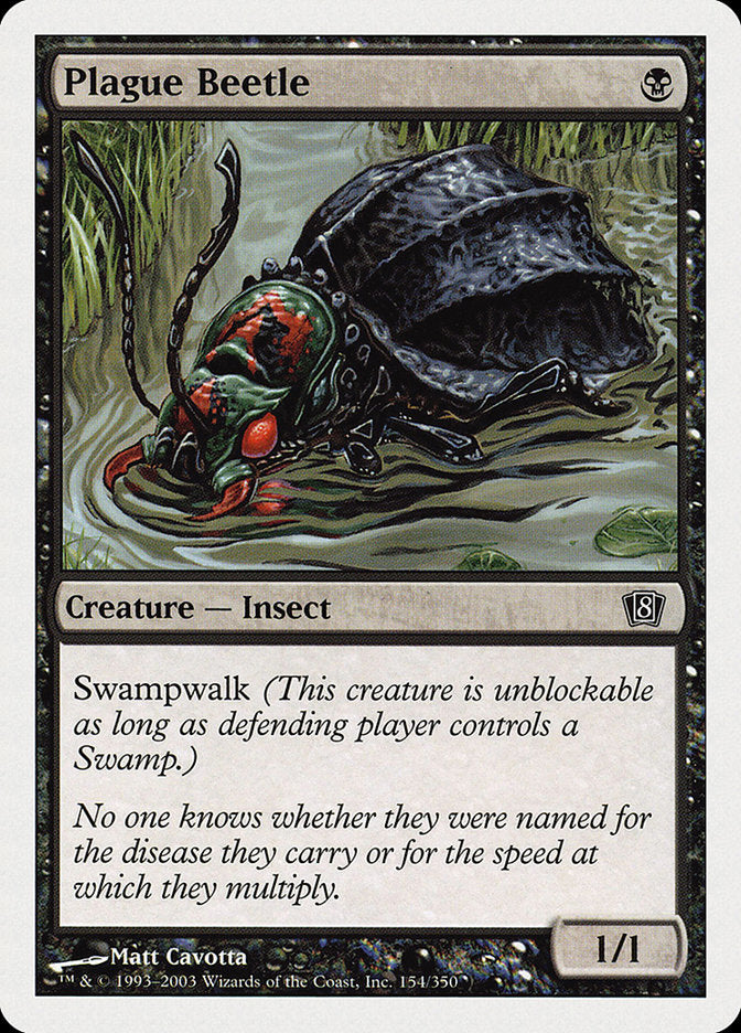 Plague Beetle [Eighth Edition] | Card Citadel