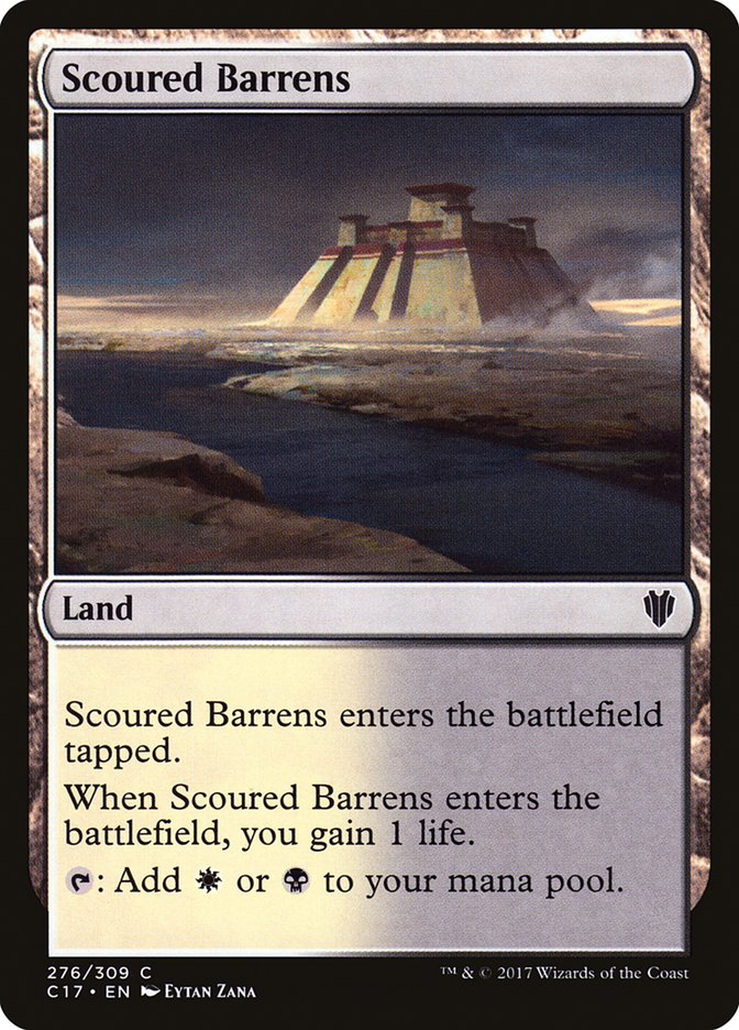 Scoured Barrens [Commander 2017] | Card Citadel