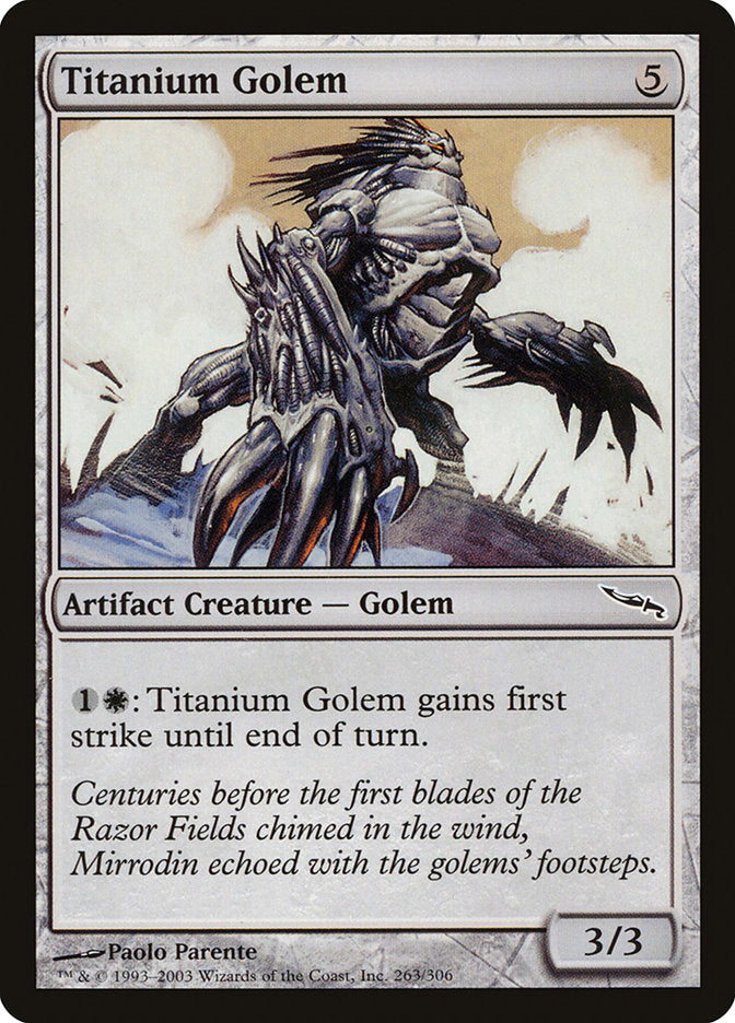 Titanium Golem [Mirrodin] | Card Citadel