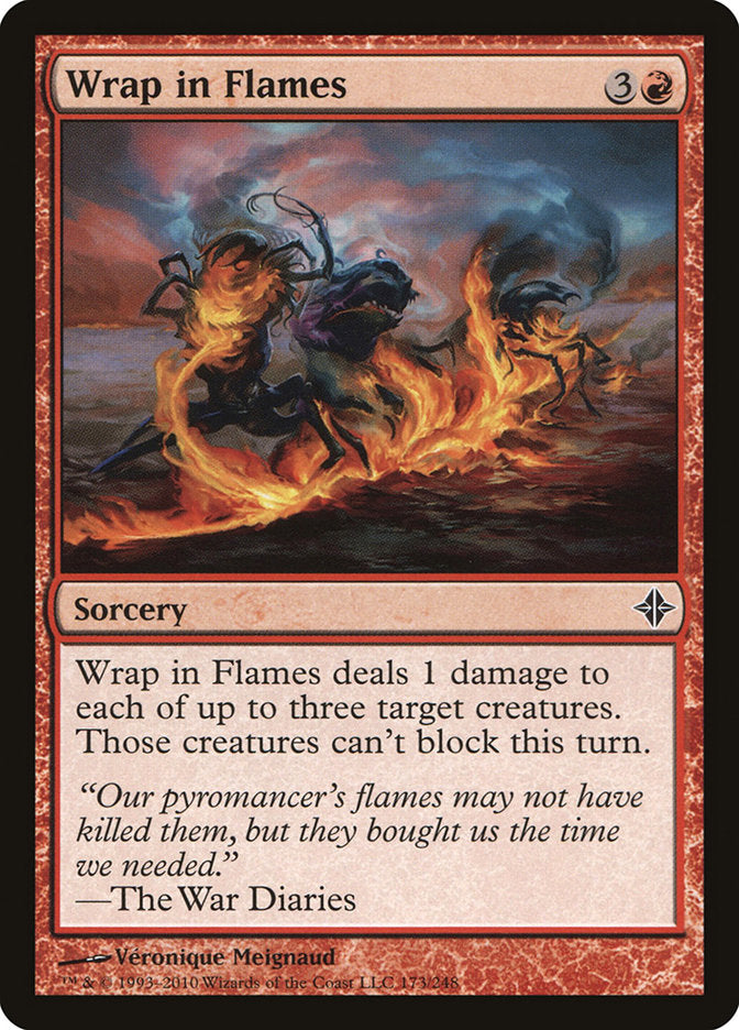 Wrap in Flames [Rise of the Eldrazi] | Card Citadel