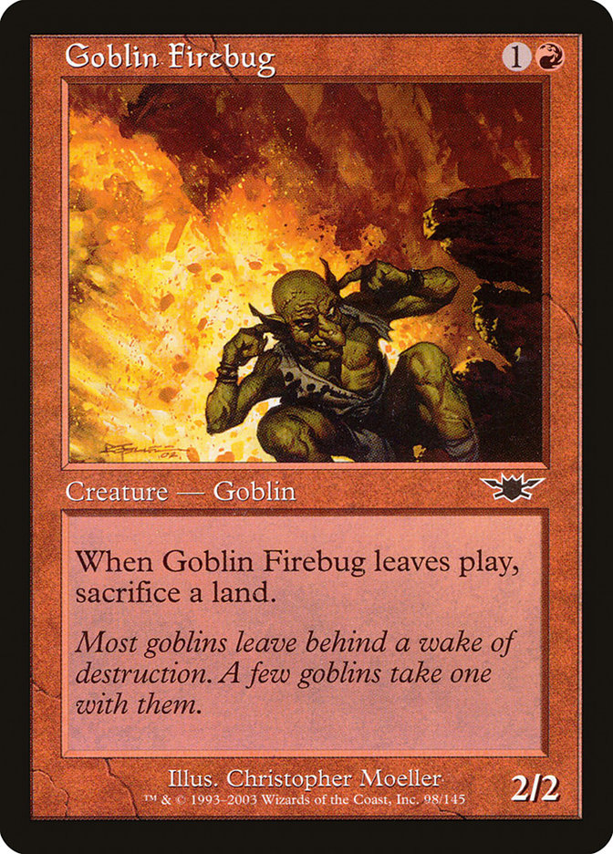 Goblin Firebug [Legions] | Card Citadel