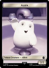 Copy // Alien Double-Sided Token [Doctor Who Tokens] | Card Citadel