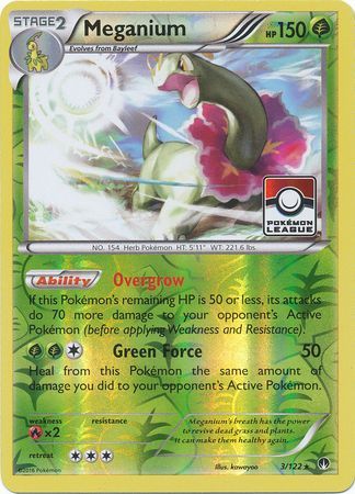 Meganium (3/122) (League Promo) [XY: BREAKpoint] | Card Citadel