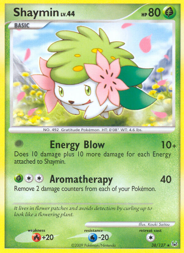 Shaymin (38/127) (Theme Deck Exclusive) [Platinum: Base Set] | Card Citadel