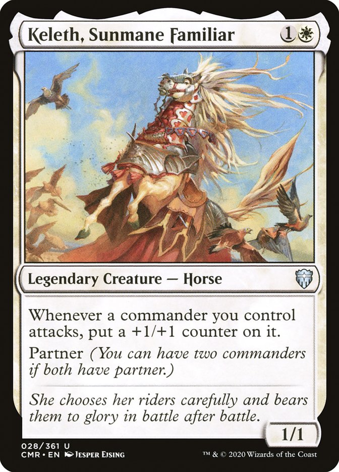 Keleth, Sunmane Familiar [Commander Legends] | Card Citadel