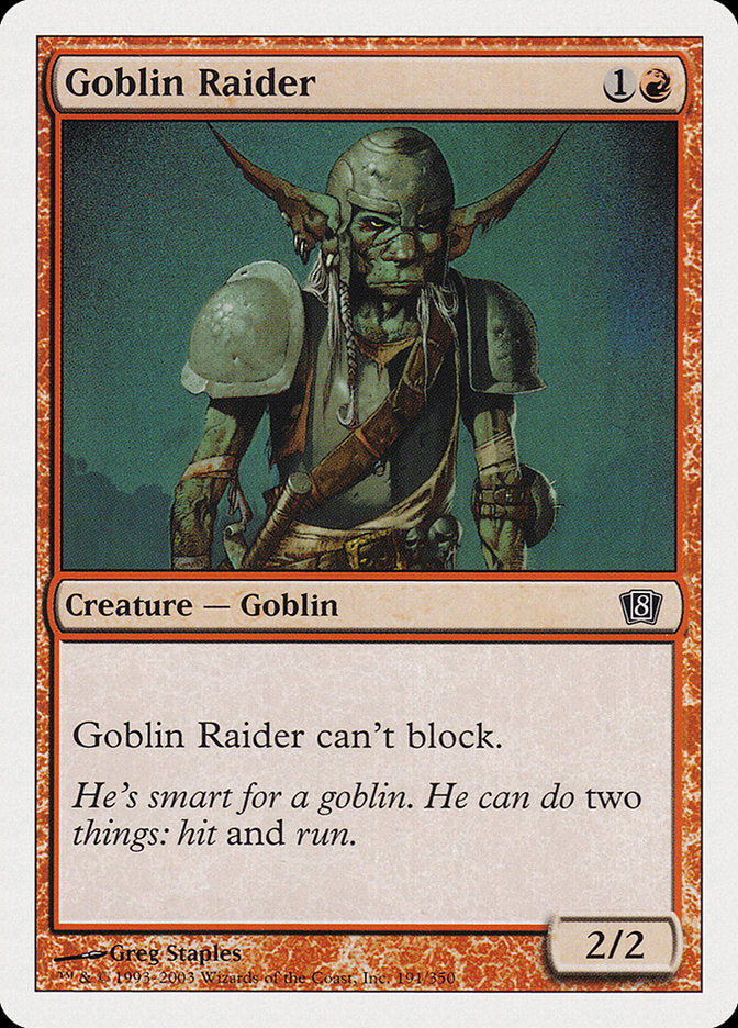 Goblin Raider [Eighth Edition] | Card Citadel