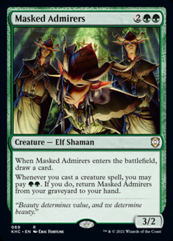 Masked Admirers [Kaldheim Commander] | Card Citadel